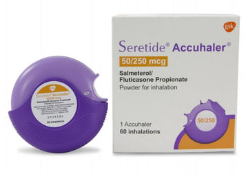 Seretide Accuhaler 50/250 Mcg (Salmeterol/Fluticasone Propionate)
