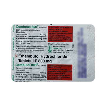 Combutol 800 Mg (Ethambutol)