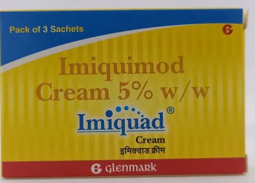 Imiquimod Cream 5% w/w (Imiquad Cream) 12.5 Mg Sachet