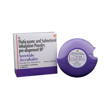 Seretide 50 Mcg/500 Mcg Accuhaler (Salmeterol/Fluticasone)